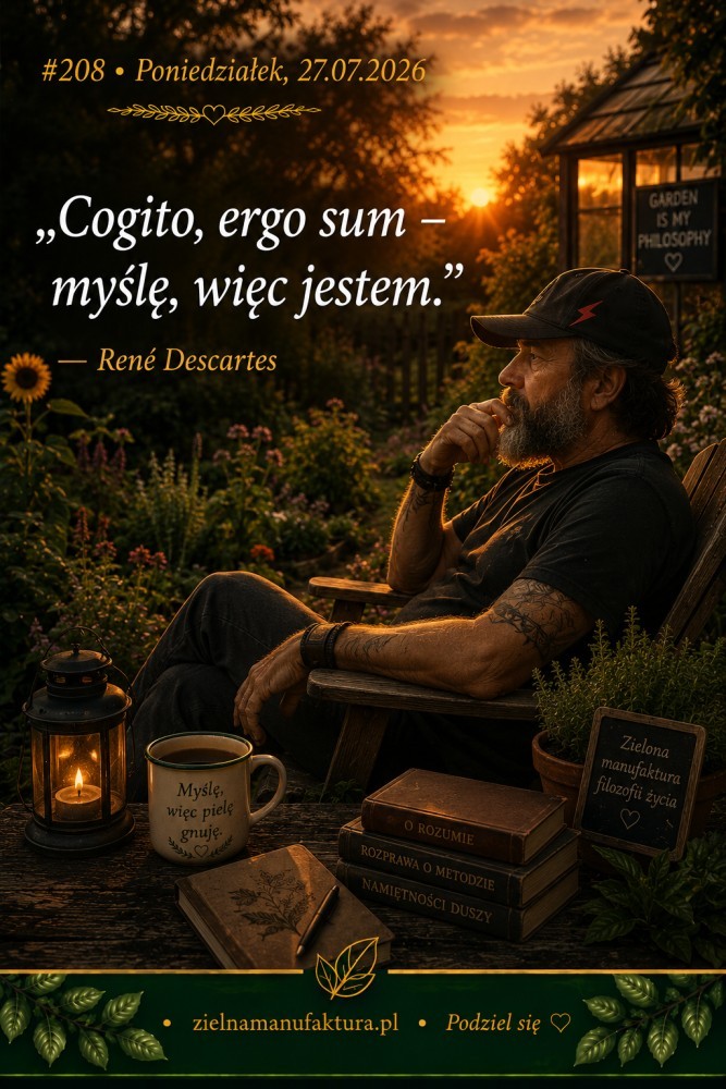 Cogito, ergo sum – myślę, więc jestem.