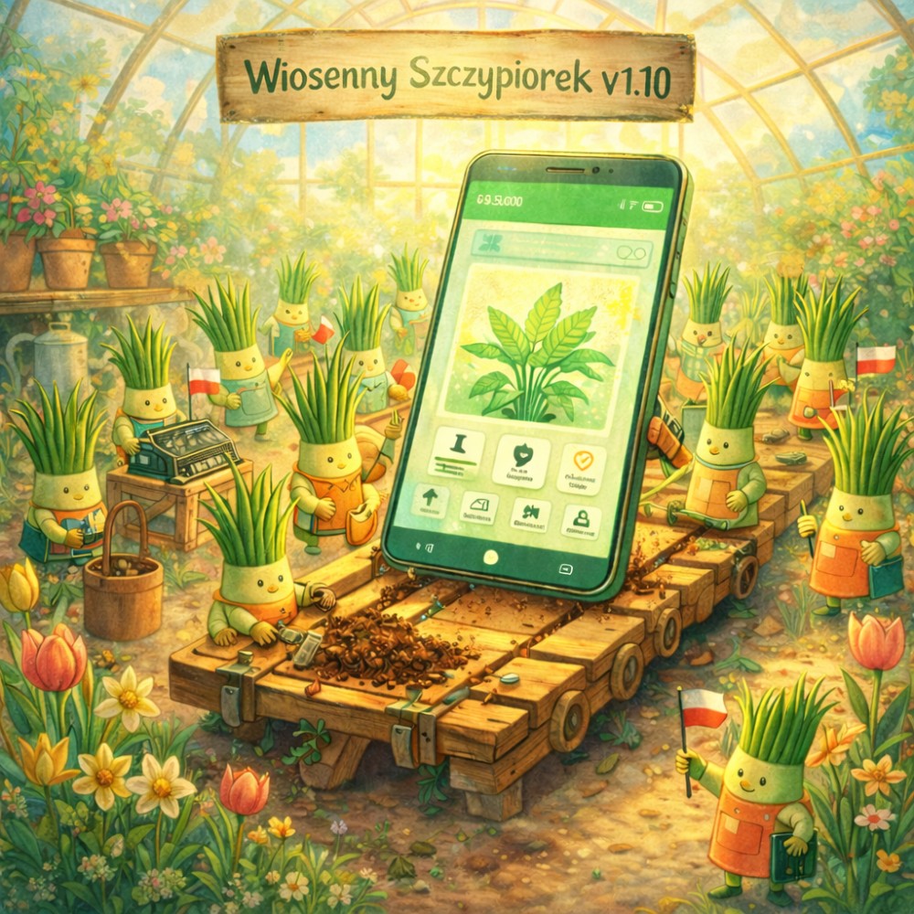 Wersja 1.10 Zielonej Manufaktury – AI rozpoznaje rośliny, diagnozuje choroby i prowadzi Twój dziennik ogrodnika