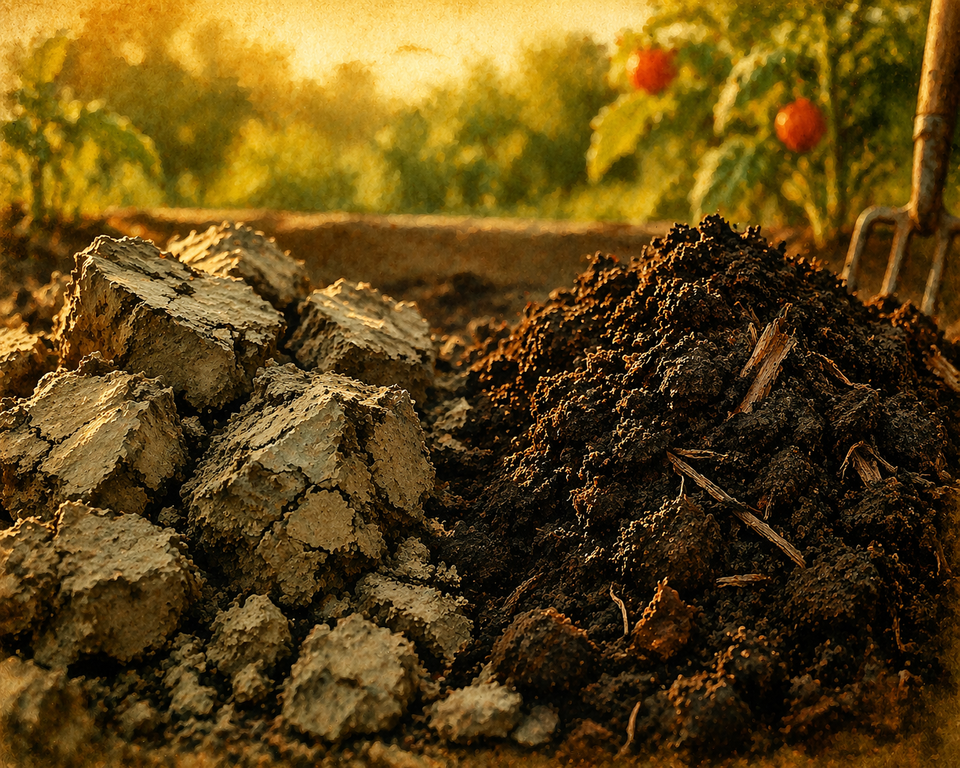 Gleba gliniasta — jak poprawić bez wydawania fortuny